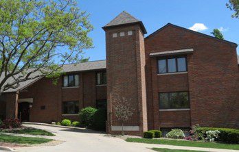 Exterior view of Ronald McDonald House Akron in early years