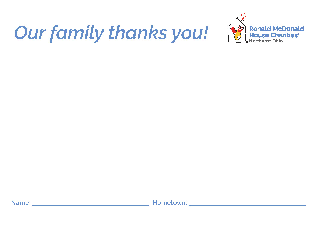 Family thank-you back