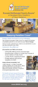 Cleveland Clinic Family Room Rack Card